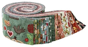 HOP HOP HOORAY ~ 40 2-1/2” Strips ~ Jelly Roll ~ Rabbit Bunny Hare ~Riley Blake - Picture 1 of 10