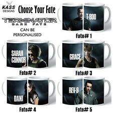Personalised Mug TERMINATOR CHOOSE YOUR FATE Character Name Text Cup Fun Movie