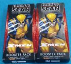 Lot of 2 x Hyperscan Video Game System X-Men 6 Card Booster Packs: Series Black