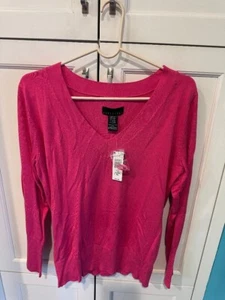 Nuevo Top/Suéter Mujer Atención Moda XL Cuello en V Pull Over - Imagen 1 de 3