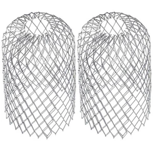 2 Pcs Filter Strainer for Leaves Gutter Drain Strainers Downspouts Guard - Picture 1 of 12
