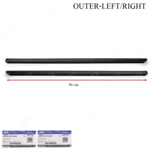 Front L+R Outer Weatherstrip Door Belt Glass For Ford Ranger Open Cab '12 '15 - Picture 1 of 9