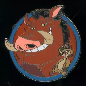 Spilla WDW Pumbaa Timon Re Leone Sidekicks Mystery Heroes vs Villains LE Disney - Foto 1 di 1