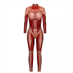 Attack on Titan Annie Leonhart Bodysuit Tights Female Cosplay Jumpsuit Halloween - Picture 1 of 7
