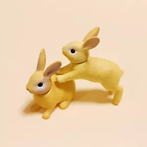 Takara Tomy ANIA Miniature RABBIT BUNNY 1.5" Mini Figure Animal Toy Dollhouse - Picture 1 of 5