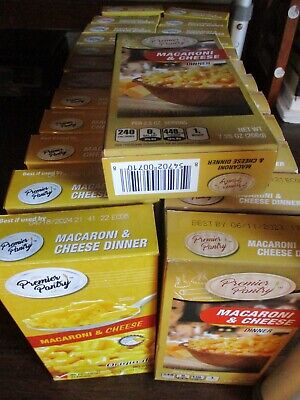 LOT Of 25 Premier Pantry Macaroni & Cheese Dinner, 7.25oz Each (BEST BY 5/2024) • 43.78€