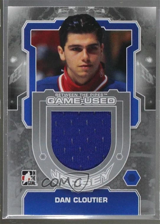 2012-13 ITG Between the Pipes Game-Used Jersey Silver /140 Dan Cloutier #M-12 - Image 1 of 2