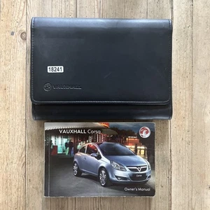 06-11 VAUXHALL CORSA OWNERS HANDBOOK MANUAL PACK AND WALLET 2009 Ref18241 - Picture 1 of 22