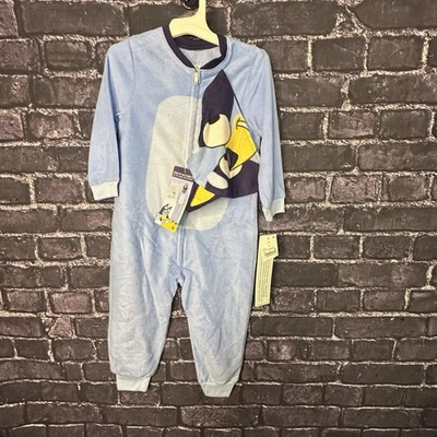 Azul 3T Pijama Niños Niña Pijamas Disfraz Perro Niño Sombrero Dormir Foto 1 de 4