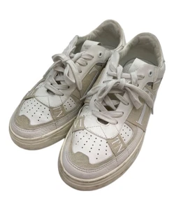 VALENTINO GARAVANI Flat Shoes Women's Size 38 White Leather - Picture 1 of 10