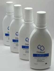 Oralieve Alkoholfreie Mundspülung (4 x 500 ml) Mundspülung mit Fluorid Sensitive - Bild 1 von 3