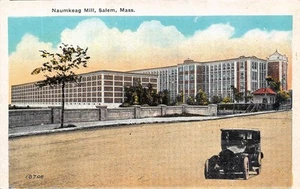 #K1539 SALEM, MA. POSTAL, NAUMKEAG MILL - Imagen 1 de 2