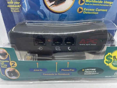 APC Notebook Laptop Portable Surge Protector SurgeArrest PNOTE PRO  - Image 1 of 3