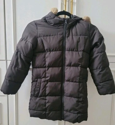 Abrigo de Invierno Gap Puffer con Vellón Interior y Capucha Niñas Talla Pequeña 6/7 Foto 1 de 4