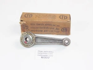 CFM CONNECTING ROD+PINS+BEARING MOTOM L-SS 1957 48cc 51cc OVERALL LENGTH 105mm - Imagen 1 de 3