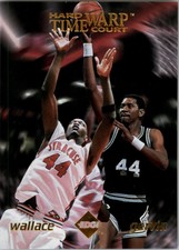 1996 Collector's Edge Time Warp Gold #11 John Wallace George Gervin /1000