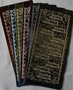 Stickerbogen Spiegelfolie "Herzlichen Glückwunsch", Jittenmeier - Bild 1 von 7