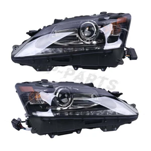 Fits 2013-2015 Lexus GS350 GS450h HID w/o AFS LED DRL Projector Headlights - Picture 1 of 16