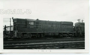 9C494 RP 1970 CENTRAL OF GEORGIA RAILROAD LOCOMOTIVE #201 - Picture 1 of 1