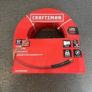 Craftsman 50-ft L x 3/8 in. Dia. PVC Air Hose (CMXZTSG1078NB) - Picture 1 of 9