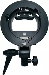 Godox S-type Bracket Bowens Mount Holder for Speedlite Flash Snoot Softbox Honey - Picture 1 of 3