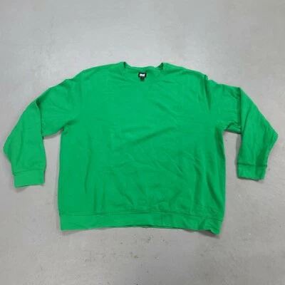 VINTAGE EVERLAST SPORT Men's Size 3X Pullover Sweater Jacket Cotton Blend Green - Image 1 of 4