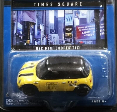 Greenlight 01 2001 NYC Mini Cooper TAXI City Wheels New York Times Square 1/4000 Foto 1 de 3