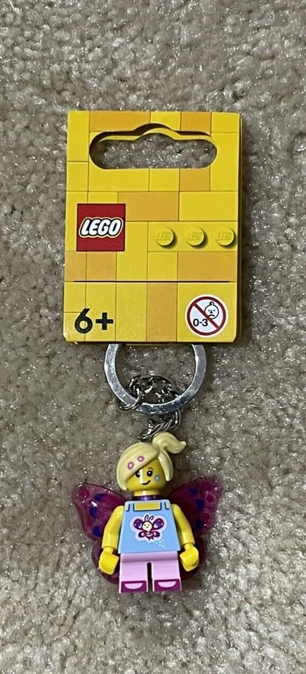 Lego 853795 Lady Butterfly Keychain / Keyring-Brand New-Fast Ship Option!!! - Image 1 of 2