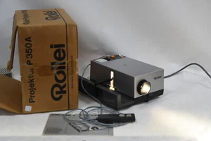 Rollei P350A 35mm Film Slide Projector with Preview Screen & Cord Remote (a) - Picture 1 of 16