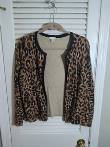 Cárdigan para mujer Talbot | Talla MP | Estampado de leopardo | Elegante - Imagen 1 de 22