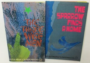 Gerard A. Pottebaum 1960s Little People's Paperbacks LOT (OF 2) Wise Men Sparrow - Imagen 1 de 8