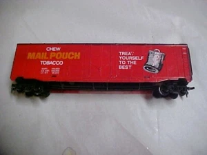 HO Scale Tyco 50' Box Car Chew Mail Pouch Tobacco - Picture 1 of 4