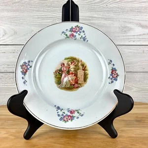 Placa Societa Ceramica Italiano Laveno Kauffman Angélica Diseño Neoclasicismo - Imagen 1 de 12