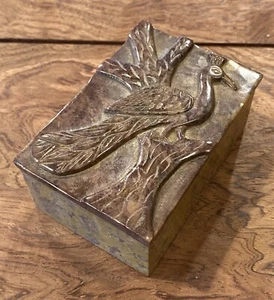 Vintage Carved Marble,Stone Box,Jewerly Case Compartment Hand Crafted #B - Picture 1 of 9