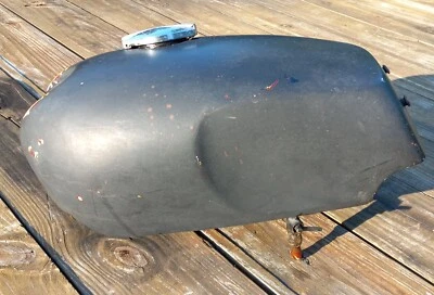 Fiberglass Gas Tank from a 1972 Norton Commando - Image 1 of 4
