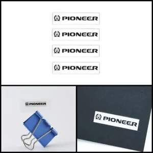 PIONEER Logo Insignia Adhesiva Calcomanía Impermeable 28mm (1.1")X7mm (0.27") - Imagen 1 de 14