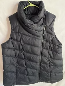 L.L. Bean Woman’s 2X Plus Black Puffer Quilted Vest Downtek Insulated Down Goose - Picture 1 of 9