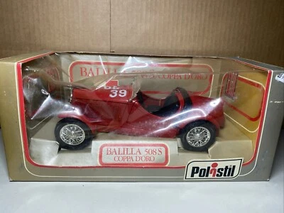 Coche Modelo Polistil Fiat Balilla 508 S Coppa D'oro TG13 Foto 1 de 4