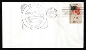 1963 USS SUBMARINE BANG SS 385 - NAVAL COVER - Picture 1 of 2