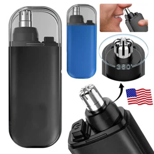 Nose Hair Trimmer USB Charging High Quality Electric Portable Men Mini Nose Hair - Picture 1 of 16