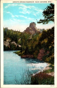 Postkarte Granitquelle Reservoir Cheyenne Wyoming WY - Bild 1 von 2