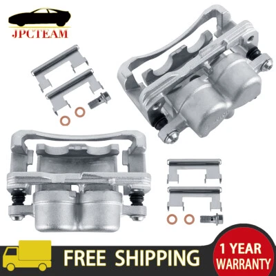 Set(2) Front Brake Calipers For Silverado 1500 Tahoe Avalanche GMC Sierra Yukon - Image 1 of 4