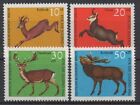 Germany Berlin 1966 Sc# 9NB37-9NB40 Mint MNH animal roe red deer children stamps