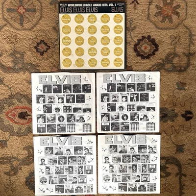 Elvis Presley Ultrasonic Worldwide 50 Gold Award Hits Vol 1 LPM-6401 Mono LP Set - Image 1 of 4