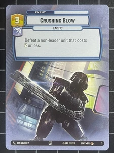Star Wars Unlimited - Crushing Blow Promo 3 - Imagen 1 de 1
