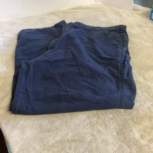 Carhartt RN#14806 WorkMen Carpenter Pants Can as Navy Blue 46x32 EUC - Picture 1 of 13