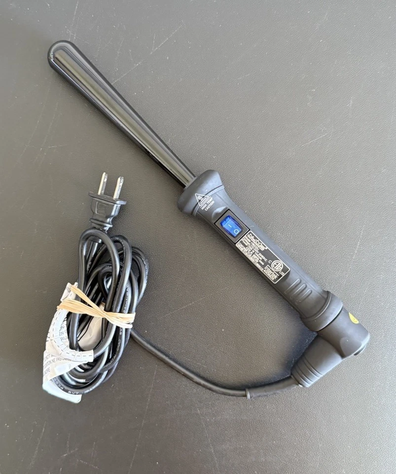 NuMe Professional Styling Curling Wand Black 25mm Tourmaline 42W HB025U 1.25” - Image 1 of 3