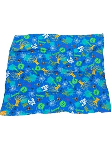 GOOSEBUMPS Blue “You Can’t Scare Me”Cotton Fabric Parachute Press ©1997 3/4 Yard - Picture 1 of 9