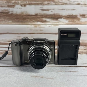 Olympus SZ-30MR 16 Mega Pixels 24x Wide Optical Zoom Gray With Battery - Picture 1 of 8