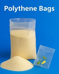 Clear Polythene Plastic 400G Heavy Duty LDPE Sheeting Bags All Sizes Available - Picture 1 of 4